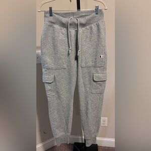 Champion Mens Gray (Reverse Weave)Cargo Sweatpants. Size M